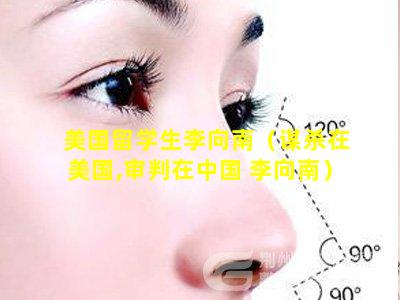 美国留学生李向南（谋杀在美国,审判在中国 李向南）